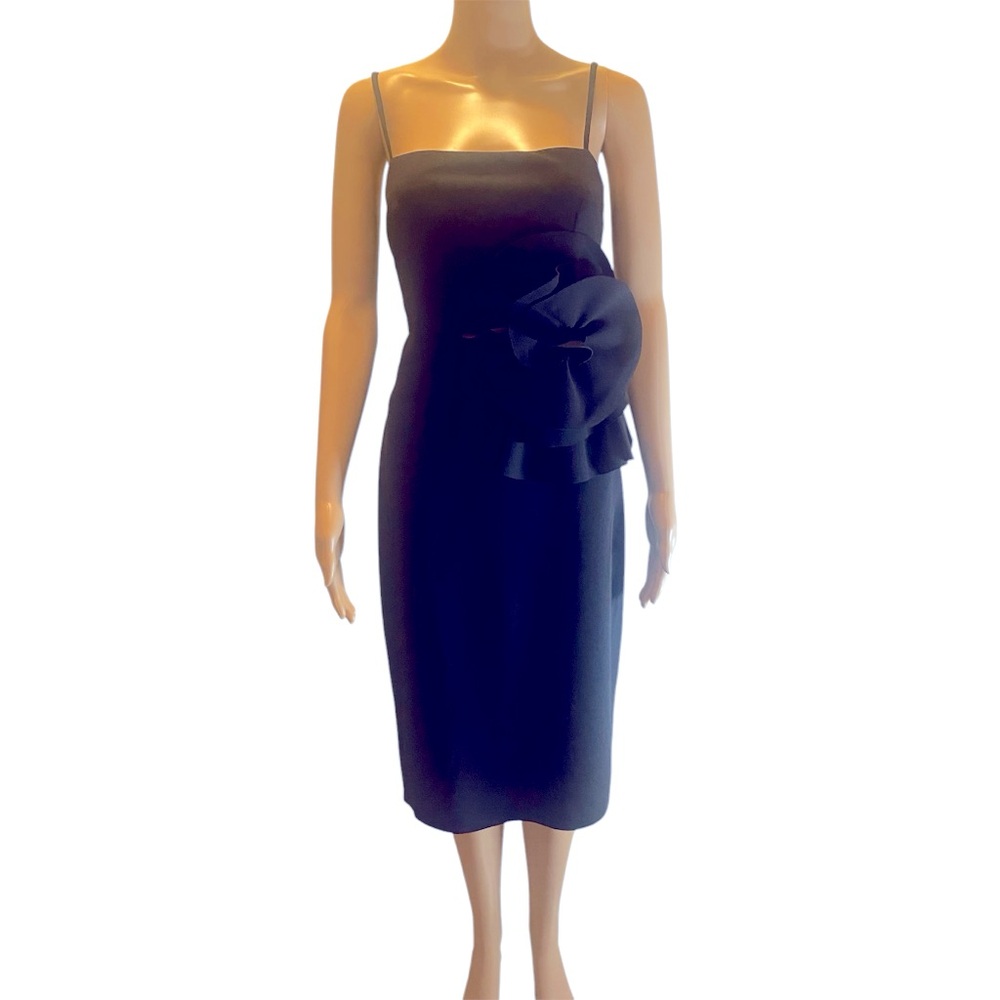 Betsy & Adam Rosette MIDI Dress